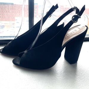 Schultz Slingback black heels 8.5